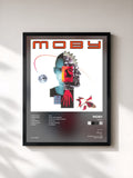 #noir Moby by Moby as a framed art print, black frame, printed and framed in France