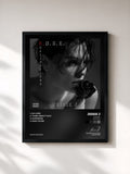 #noir Tableau de l'album R.O.S.E. (Realisations) de Jessie J, cadre noir, imprimé et encadré en France