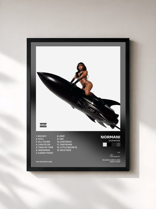 Normani · DOPAMINE — Affiche encadrée