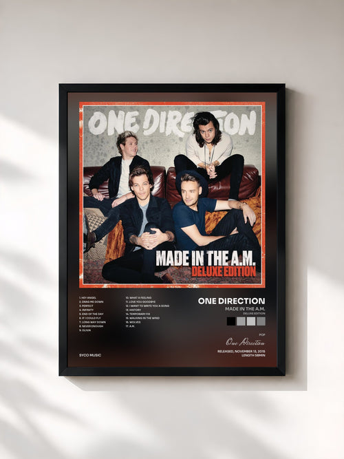 One Direction · Made In The A.M. (Deluxe Edition) — Gerahmter Kunstdruck