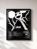 #noir Tableau de l'album Polar (Music from the Netflix Film) de Deadmau5, cadre noir, imprimé et encadré en France