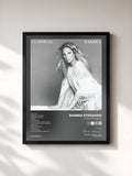 #noir Tableau de l'album Classical Barbra (Re-Mastered) de Barbra Streisand, cadre noir, imprimé et encadré en France