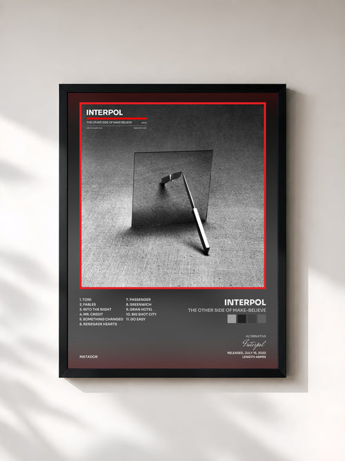Interpol · The Other Side Of Make-Believe — Affiche encadrée