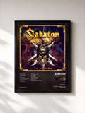 #noir The Art of War (Re-Armed) von Sabaton als gerahmter Kunstdruck, schwarzer Rahmen, gedruckt und gerahmt in Frankreich