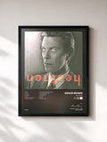#noir Tableau de l'album Heathen de David Bowie, cadre noir, imprimé et encadré en France