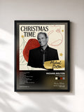 #noir Christmas Time (Special Edition) de Michael Bolton en lámina enmarcada, marco negro, impresa y enmarcada en Francia