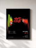 #noir Tableau de l'album Daft Club de Daft Punk, cadre noir, imprimé et encadré en France