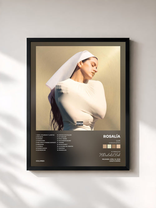 ROSALÍA · LUX (Complete Works) — Affiche encadrée