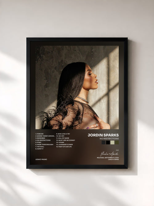 Jordin Sparks · No Restrictions — Stampa incorniciata