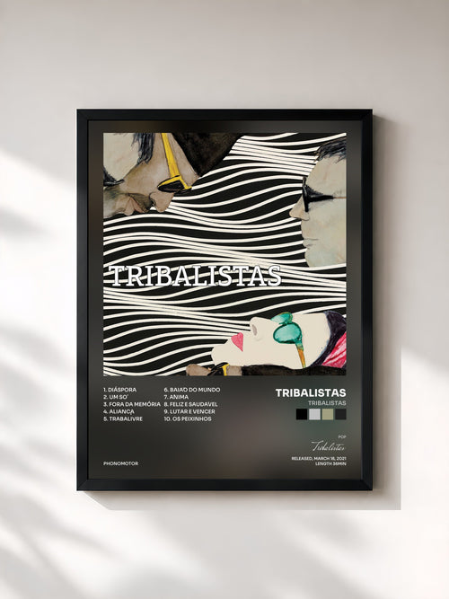 Tribalistas · Tribalistas — Affiche encadrée