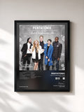 #noir That's Christmas To Me (Deluxe Edition) di Pentatonix in stampa incorniciata, cornice nera, stampata e incorniciata in Francia