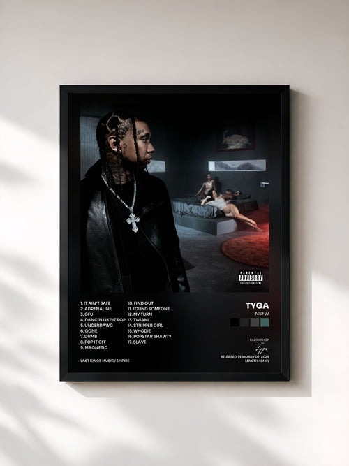 Tyga · NSFW — Framed art print