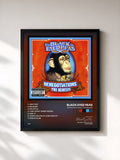 #noir Tableau de l'album Renegotiations: The Remixes de Black Eyed Peas, cadre noir, imprimé et encadré en France