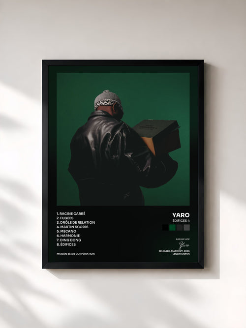 Yaro · Édifices 4 — Affiche encadrée