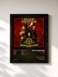 #noir Tableau de l'album Monkey Business de Black Eyed Peas, cadre noir, imprimé et encadré en France