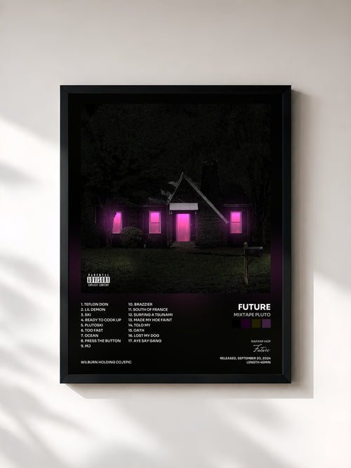 Future · MIXTAPE PLUTO — Framed art print