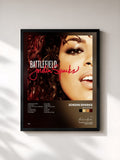 #noir Battlefield di Jordin Sparks in stampa incorniciata, cornice nera, stampata e incorniciata in Francia