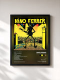 #noir Rock N' Roll Cow-Boy di Nino Ferrer in stampa incorniciata, cornice nera, stampata e incorniciata in Francia