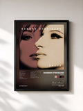 #noir Duets di Barbra Streisand in stampa incorniciata, cornice nera, stampata e incorniciata in Francia