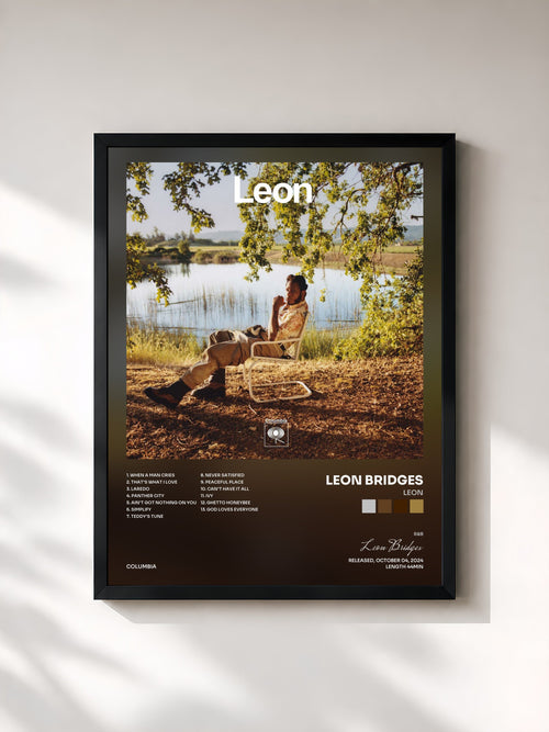 Leon Bridges · Leon — Gerahmter Kunstdruck