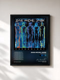#noir Chronology di Jean-Michel Jarre in stampa incorniciata, cornice nera, stampata e incorniciata in Francia