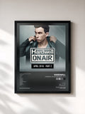 #noir Tableau de l'album Hardwell On Air April 2016 - Pt. 2 de Hardwell, cadre noir, imprimé et encadré en France