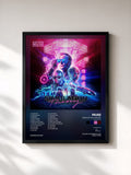 #noir Tableau de l'album Simulation Theory (Super Deluxe) de Muse, cadre noir, imprimé et encadré en France