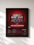 #noir Battle Of The Sexes (Deluxe) by Ludacris as a framed art print, black frame, printed and framed in France