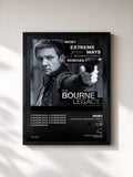 #noir Tableau de l'album Extreme Ways (Bourne's Legacy) (Remixes) de Moby, cadre noir, imprimé et encadré en France