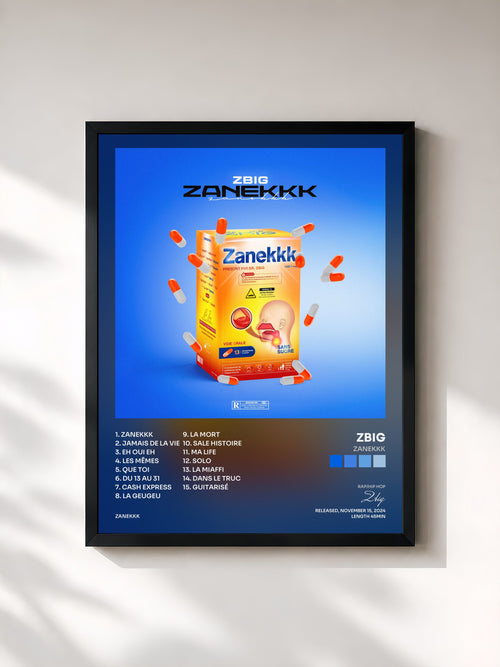 Zbig · Zanekkk — Affiche encadrée