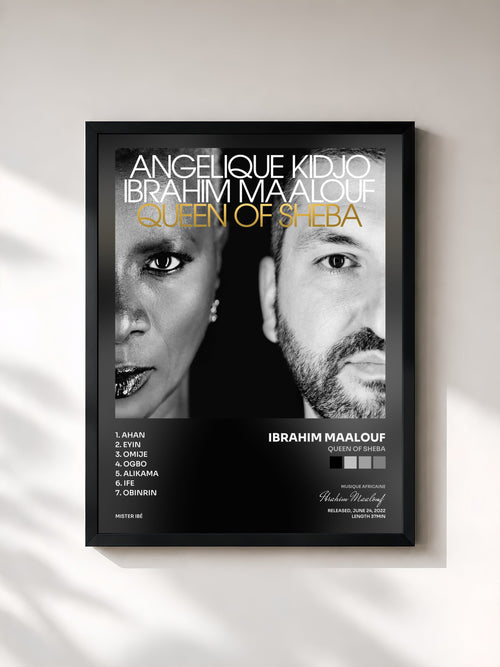 Ibrahim Maalouf · Queen of Sheba — Lámina enmarcada