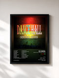 #noir Dance Hall Original Riddim di DJ Abdel in stampa incorniciata, cornice nera, stampata e incorniciata in Francia