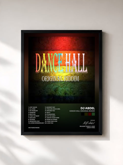 DJ Abdel · Dance Hall Original Riddim — Stampa incorniciata