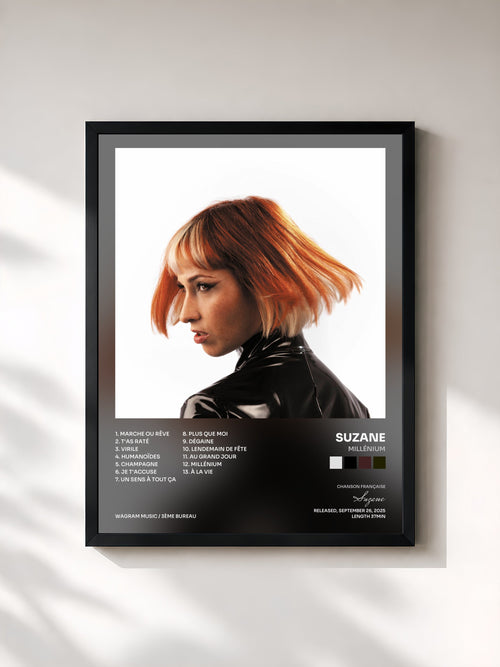 Suzane · Millénium — Affiche encadrée