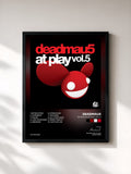 #noir deadmau5 At Play, Vol. 5 de Deadmau5 en lámina enmarcada, marco negro, impresa y enmarcada en Francia