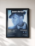 #noir Jason Derulo (International) de Jason Derulo en lámina enmarcada, marco negro, impresa y enmarcada en Francia