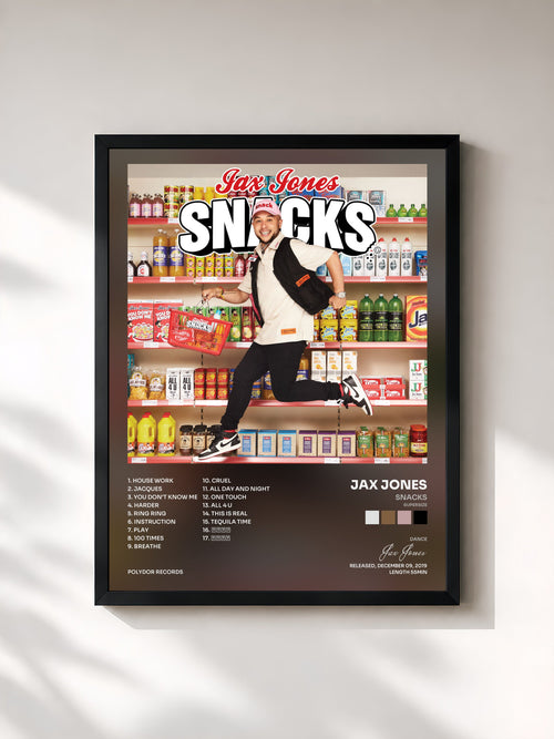 Jax Jones · Snacks (Supersize) — Affiche encadrée