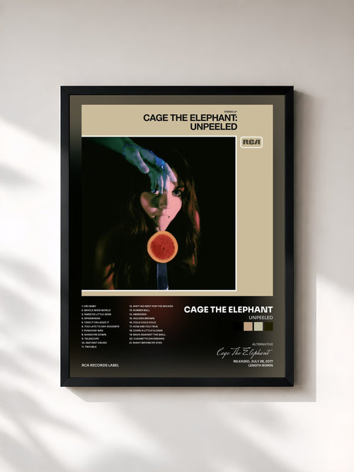 Cage The Elephant · Unpeeled — Stampa incorniciata