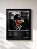 #noir Dans La Gorge by Zbig as a framed art print, black frame, printed and framed in France