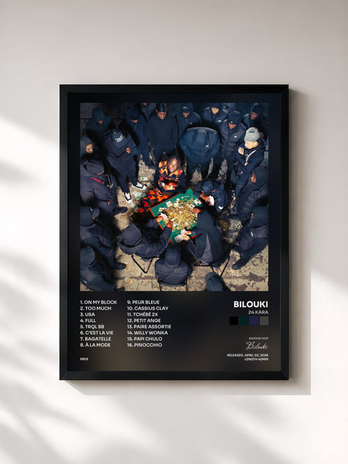 Bilouki · 24 KARA — Gerahmter Kunstdruck