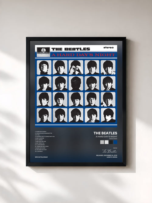 The Beatles · A Hard Day's Night (Remastered) — Framed art print