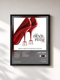 #noir Tableau de l'album The Devil Wears Prada 2 (Music From The Motion Picture) de Lady Gaga, cadre noir, imprimé et encadré en France