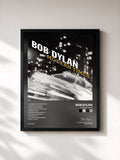#noir Tableau de l'album Modern Times de Bob Dylan, cadre noir, imprimé et encadré en France