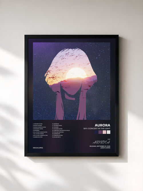 AURORA · Sky: Concert in the Light — Gerahmter Kunstdruck