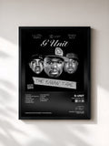 #noir The Kanan Tape von G-Unit als gerahmter Kunstdruck, schwarzer Rahmen, gedruckt und gerahmt in Frankreich