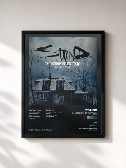 Staind · Confessions Of The Fallen (Deluxe) — Affiche encadrée