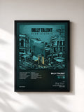 #noir Dead Silence von Billy Talent als gerahmter Kunstdruck, schwarzer Rahmen, gedruckt und gerahmt in Frankreich