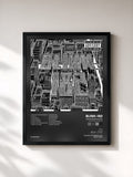 #noir Tableau de l'album Neighborhoods (Deluxe Explicit Version) de blink-182, cadre noir, imprimé et encadré en France