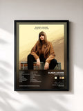 #noir Sainte-Victoire (Super-édition) by Clara Luciani as a framed art print, black frame, printed and framed in France