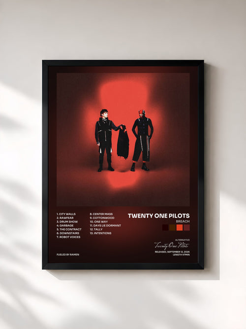 Twenty One Pilots · Breach — Affiche encadrée